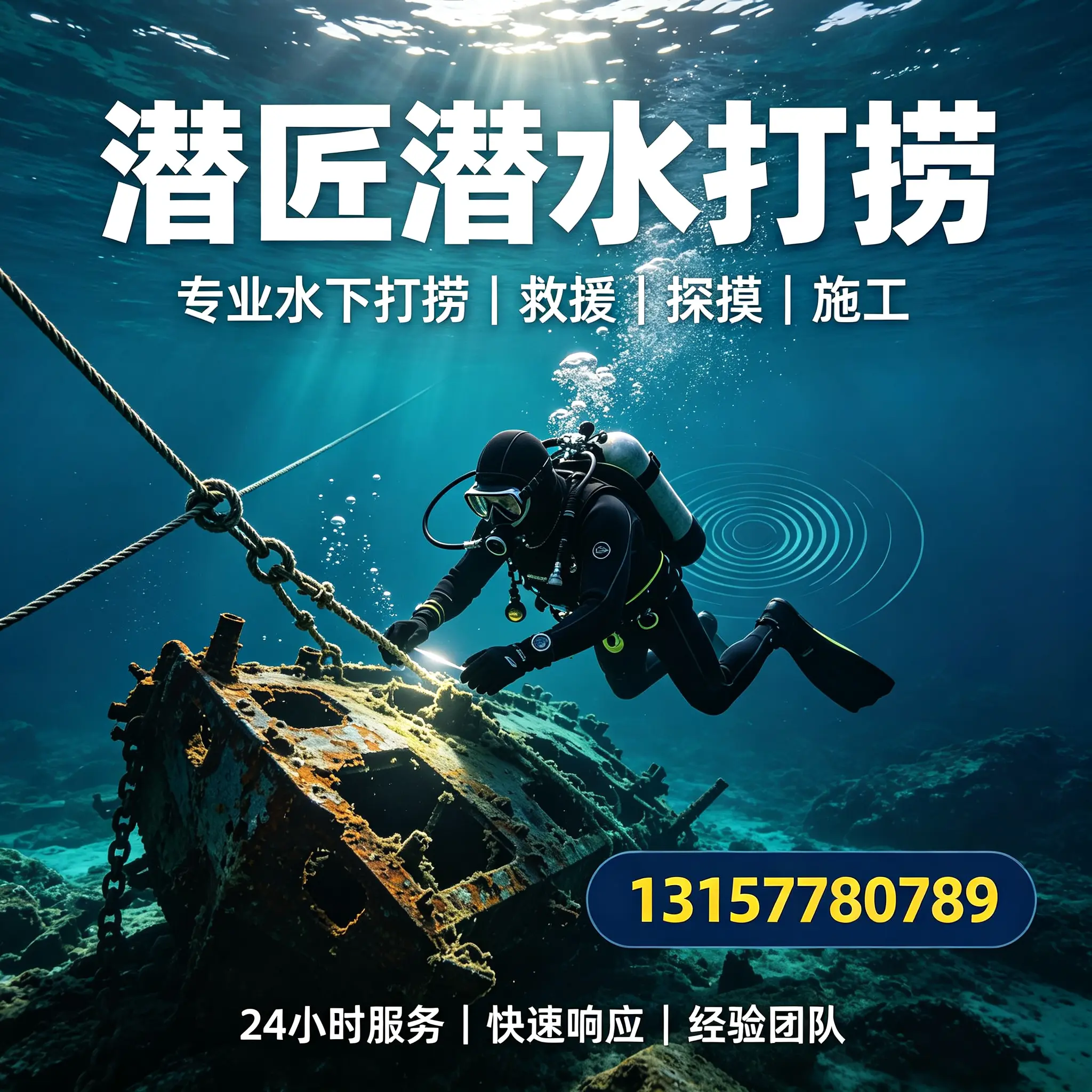 贵溪水下打捞作业服务产品
